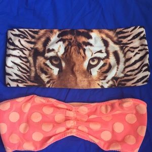 2 Victoria’s Secret bandeau bras size S/P